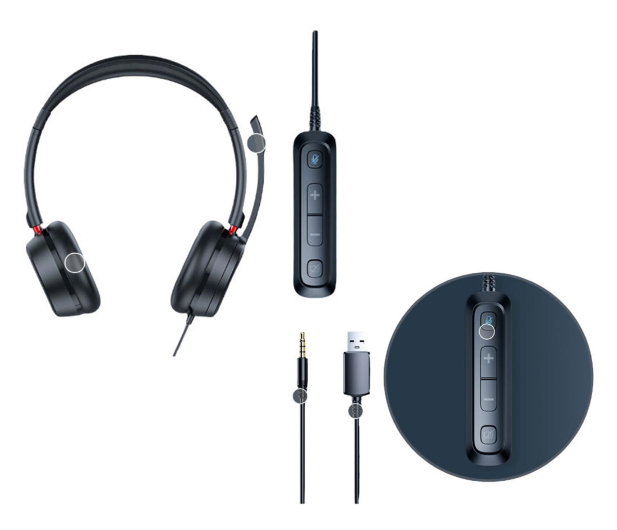 MOZOS KL201 słuchawki callcenter - 1363956 - zdjęcie 4